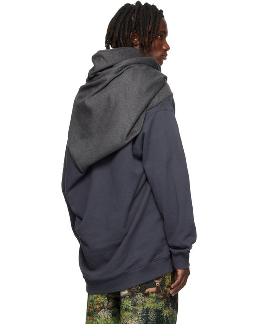 Bless Black Ssense Exclusive Loopsweater Hoodie for men