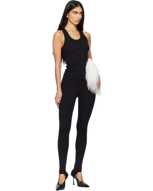 Wardrobe NYC ブラック Opaque スターラップレギンス Black