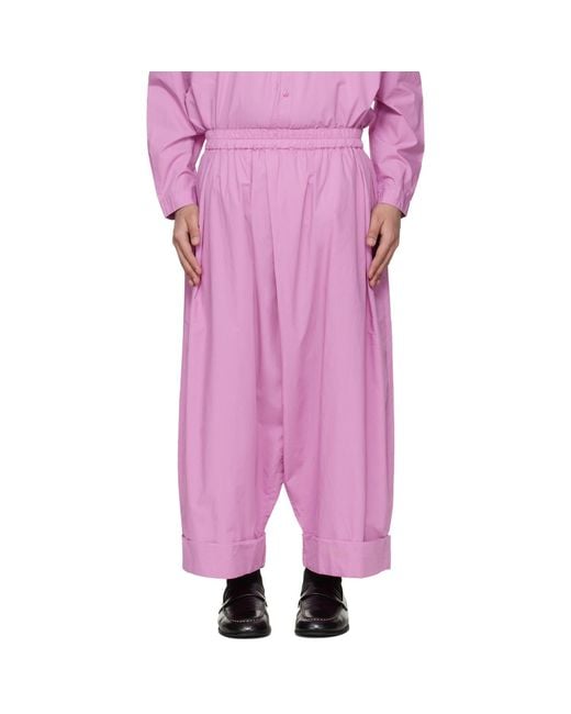 Toogood Pink 'The Baker' Trousers for men