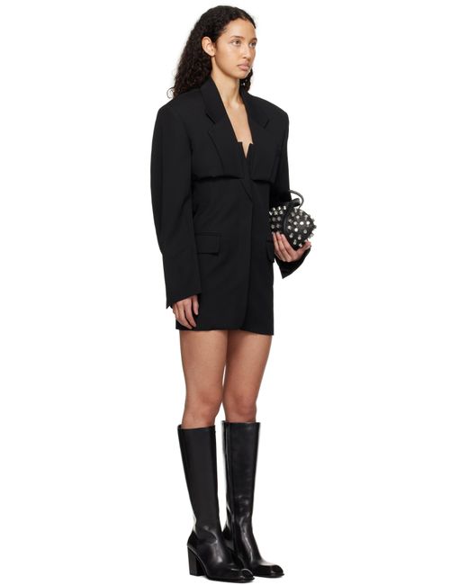 Alexander Wang ブラック Pre-Styled テーラードジャケット ミニドレス Black