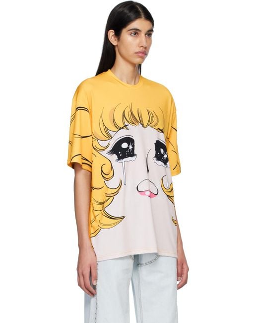 Pushbutton Multicolor Crying Girl T-shirt