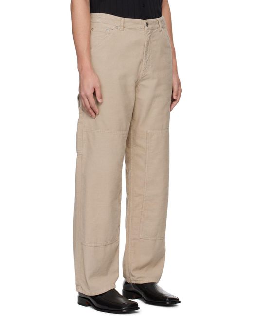 Filippa K Natural Relaxed-fit Trousers for men