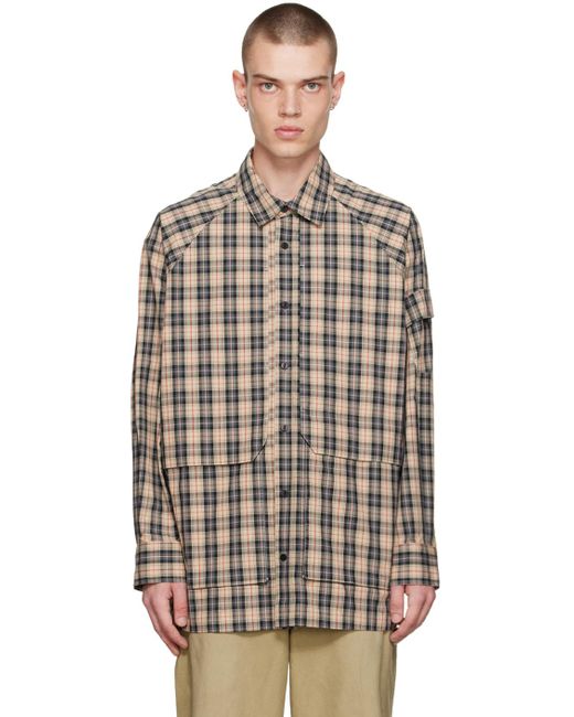 Meanswhile Multicolor Check Shirt for men