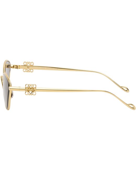 Loewe Black Anagram Hexagonal Sunglasses
