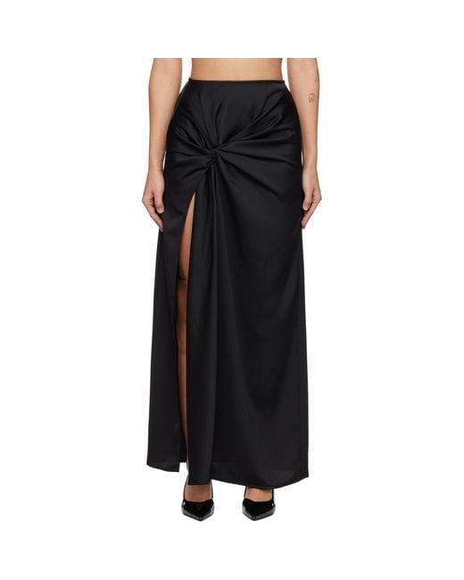 Beaufille Black Imogen Maxi Skirt