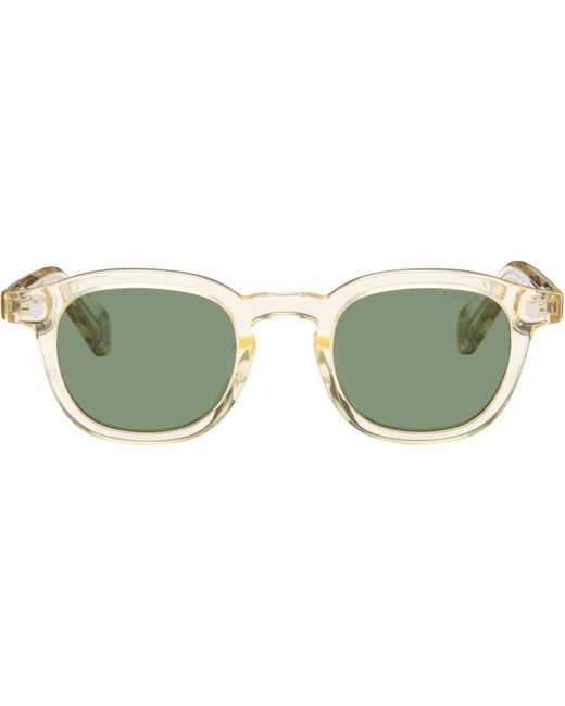 Maison Kitsuné Green A. Society Edition Camille Sunglasses for men