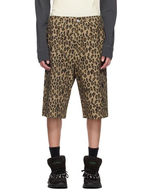 Bluemarble Multicolor Leopard Shorts for men