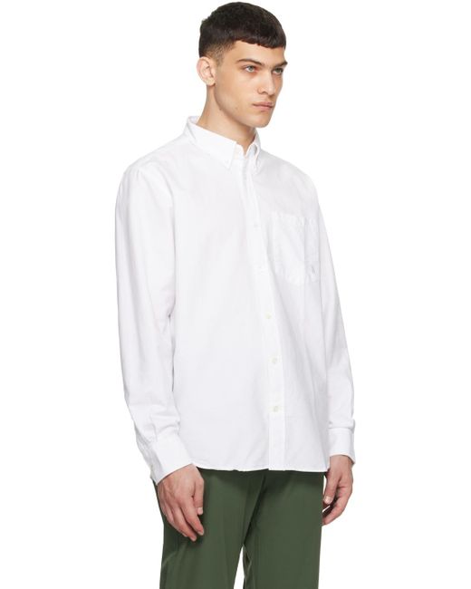 Norse Projects White Algot Shirt for men