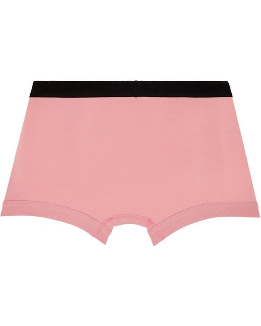 Tom Ford Black Pink Classic Fit Boxer Briefs for men