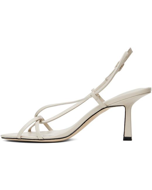 STUDIO AMELIA Black Entwined 70 Heeled Sandals