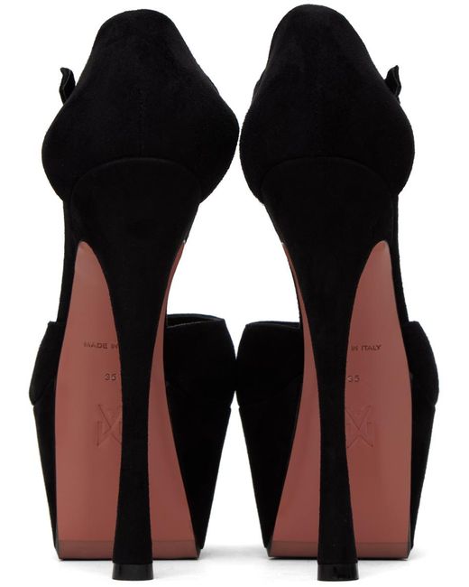 amina muaddi heels black