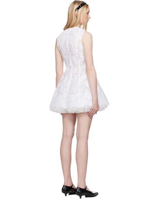 ShuShu/Tong Black Puffy Sleeveless Minidress