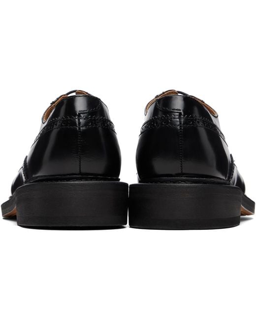Our Legacy Black Brogue Parade Derbys