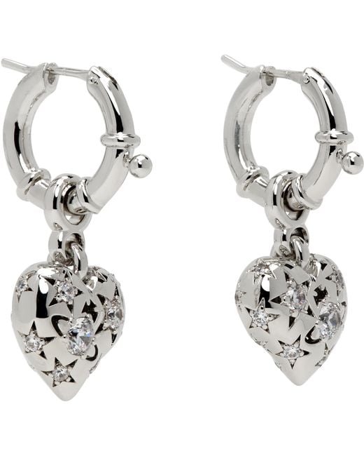 Vivienne Westwood White Lee Earrings
