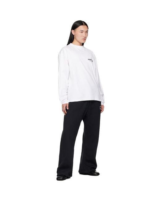 Fear Of God White Classic Long Sleeve T-Shirt for men