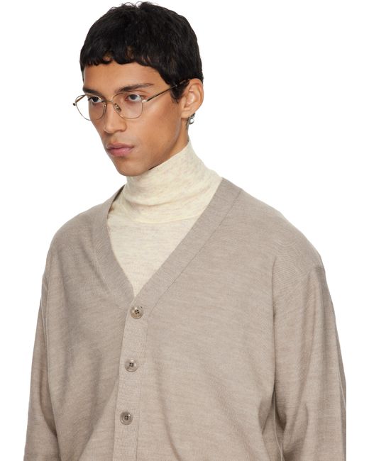 Lunettes Dorées À Monture Fine Loewe pour homme en coloris Black