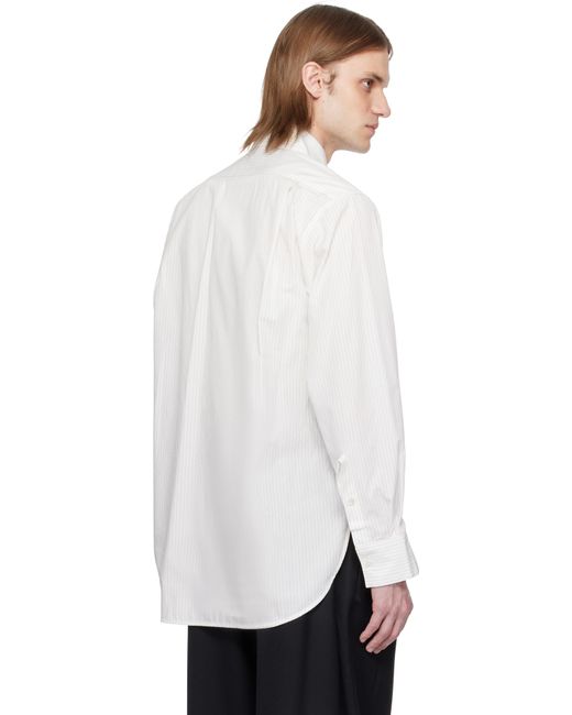 メンズ CMMAWEAR ホワイト S-Curve シャツ White