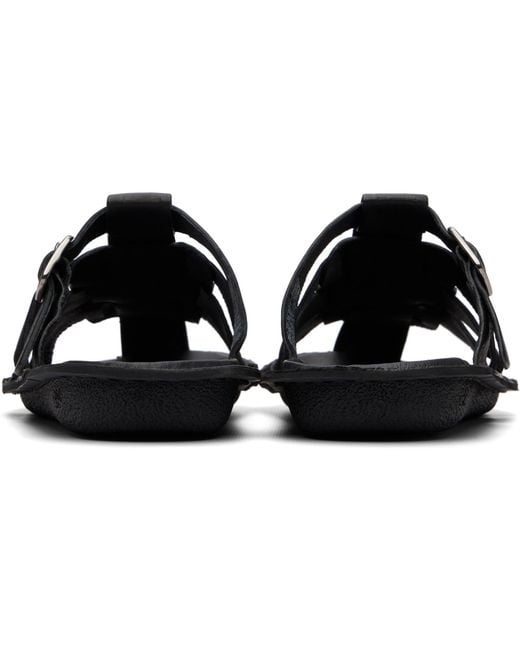 Comme des Garçons Black Vibae Edition Steer Smooth & Suede Sandals for men