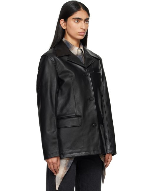 Our Legacy Lane レザージャケット Black