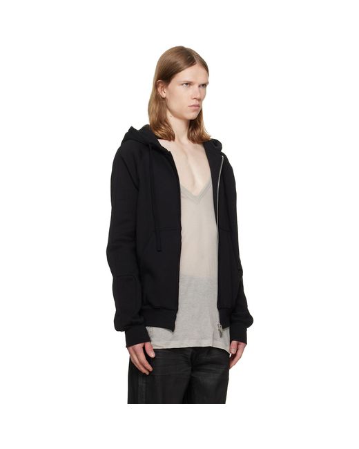 Thom Krom Black Msj 711 Hoodie for men