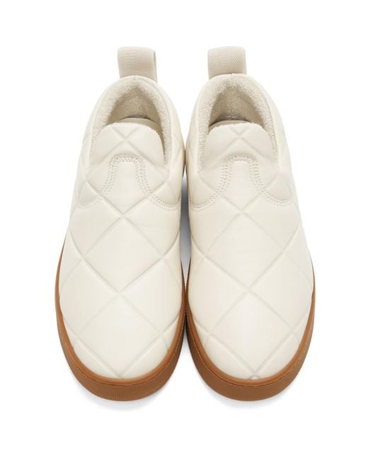 Bottega Veneta Black Off-white 'the Quilt' Sneakers