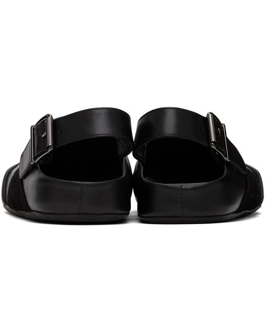 Marni Black Fussbett Sabot Sandals for men