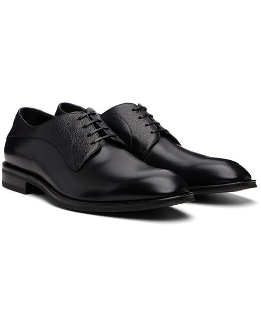Boss Black Calfskin Derbys for men