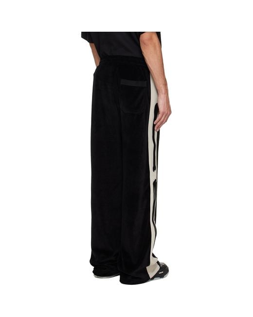 Amiri Black Bones Track Pants for men