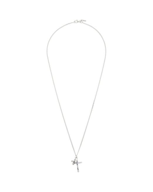 Emanuele Bicocchi Metallic Pendant Necklace for men