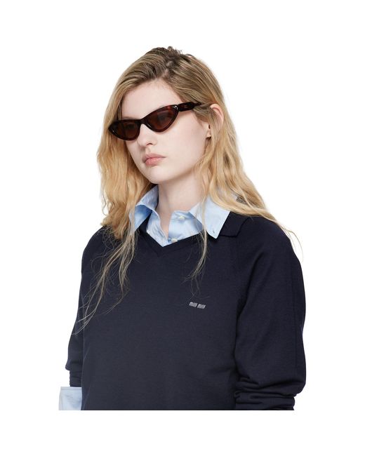 Miu Miu Brown Collection' Sunglasses