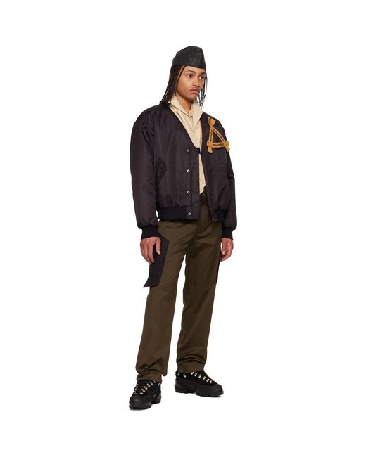 OLLY SHINDER Brown Gardiner Cargo Pants for men