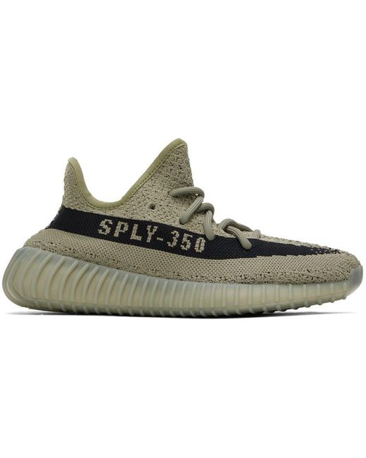 Yeezy Green Boost 350 V2 Sneakers in Black Lyst