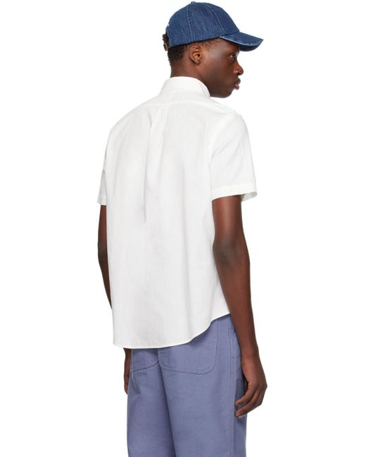 Polo Ralph Lauren White Classic Fit Shirt for men