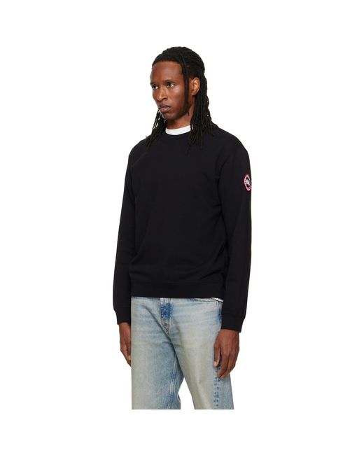 Canada Goose Black Loon Sweatshirt for men