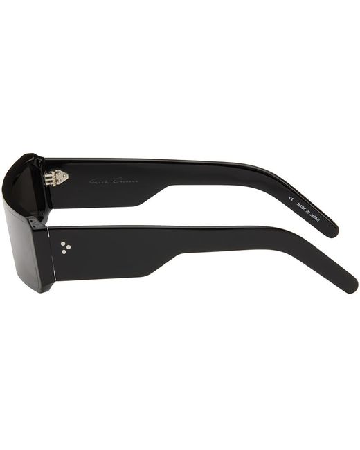 Rick Owens Black Geth Sunglasses for men