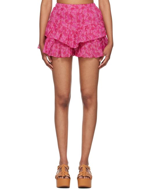 Isabel Marant Pink Jocadia Miniskirt