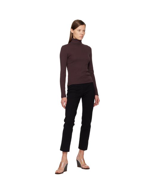 Flore Flore Purple Dinah Turtleneck