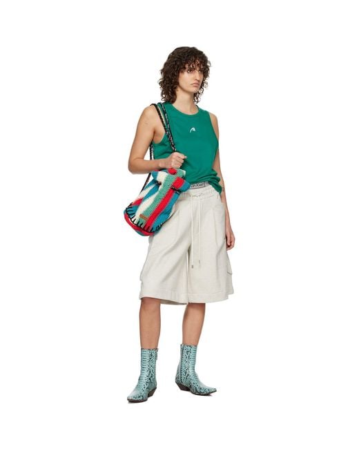 Adererror Blue Layered Tank Top