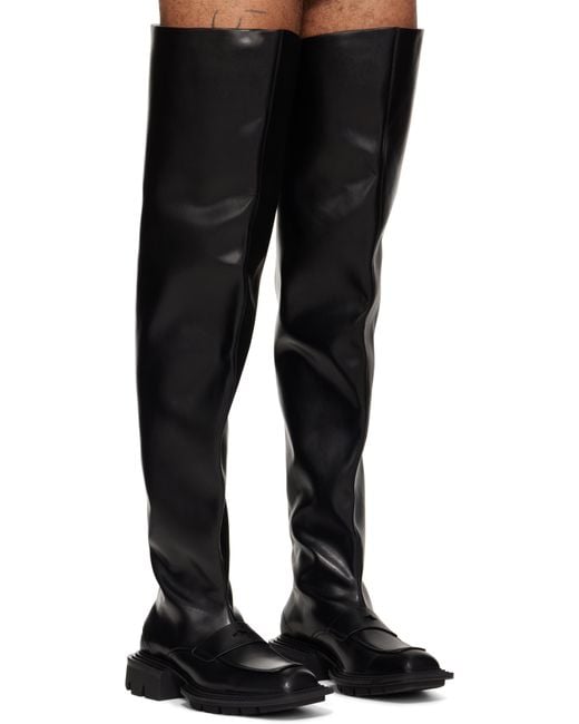 untitlab Reel Derbies Fisherman Tall Boots in Black for Men | Lyst