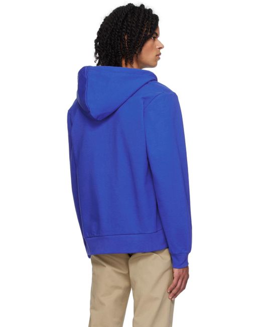 Lacoste Blue Zip-up Hoodie for men