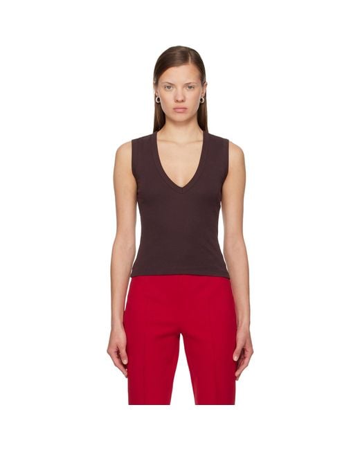 Flore Flore Red Dewi Tank Top