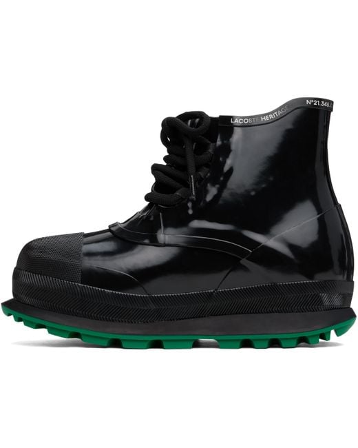 Lacoste Black René Boots for men