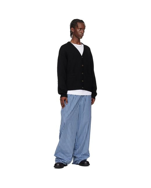 Vetements Blue Pyjama Pants for men