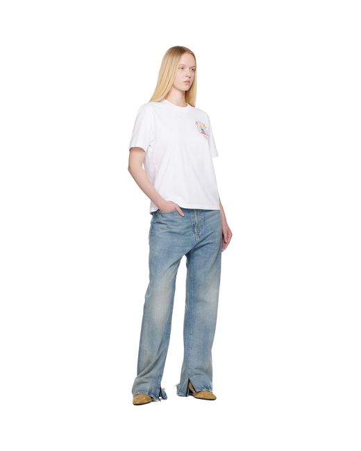 Casablanca White Casa Way T Shirt