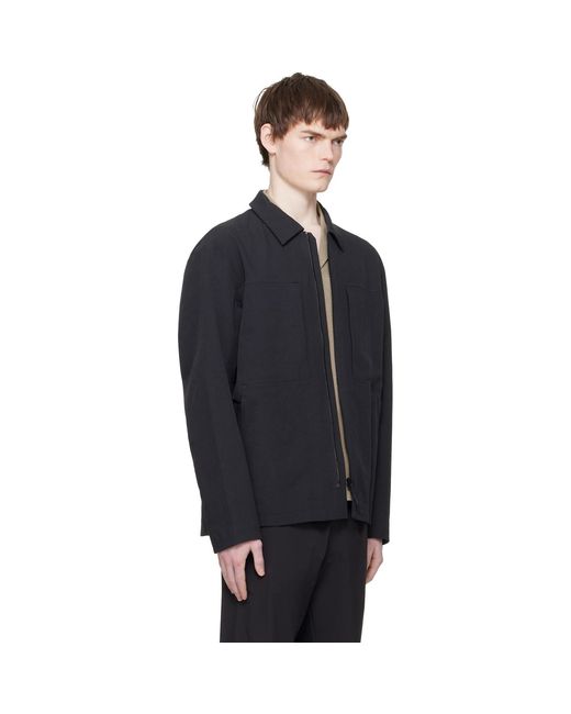 Veilance Blue Mionn Softshell Overshirt for men