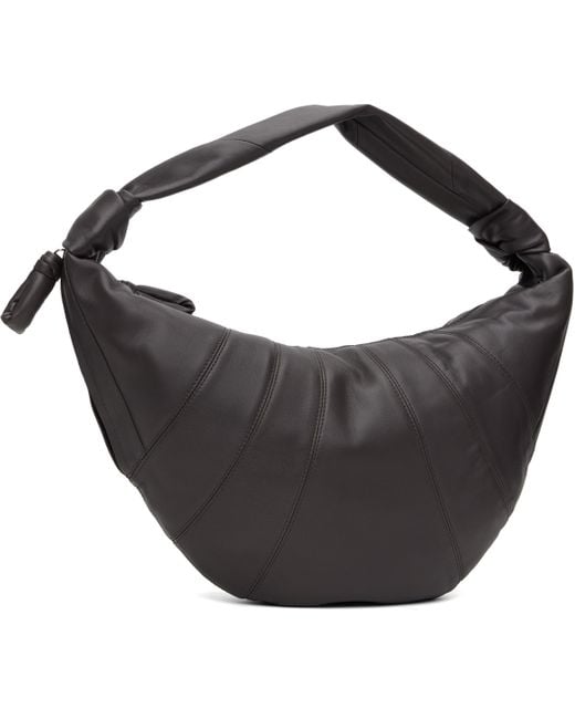 Lemaire グレー Fortune Croissant バッグ Black