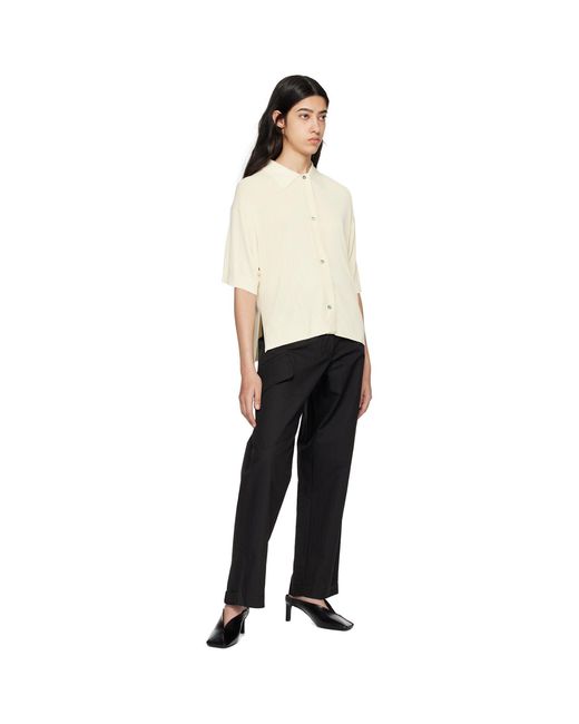 Studio Nicholson Black Obra Trousers