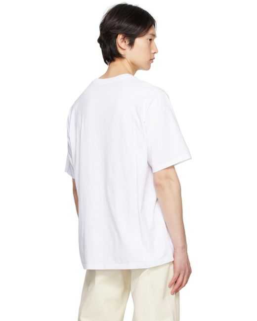 Maison Kitsuné Multicolor White Rop Van Mierlo Edition Fox T-shirt for men