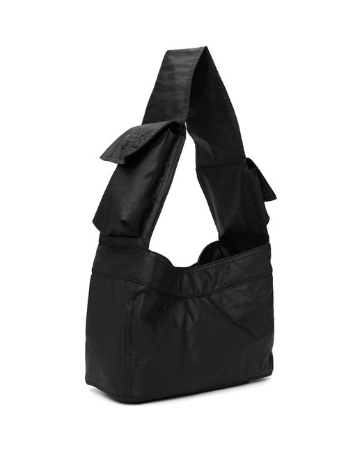 Y-3 Black S Newspaper Bag for men