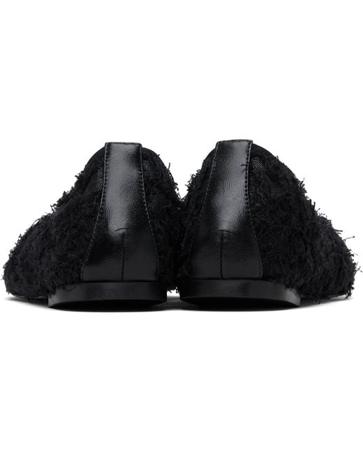 Proenza Schouler Black Glove Lace Ballerina Flats